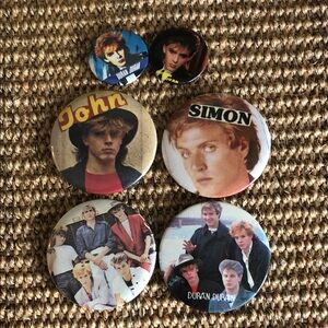 Vintage Duran Duran Buttons